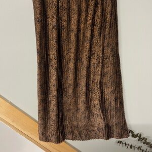 Sincerely Jules Brown and Black Maxi Skirt